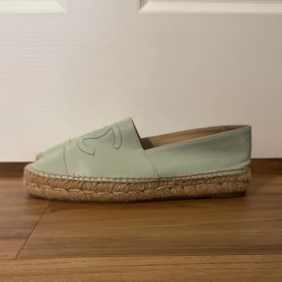 CHANEL Leather Espadrille Flats - Picture 2 of 6